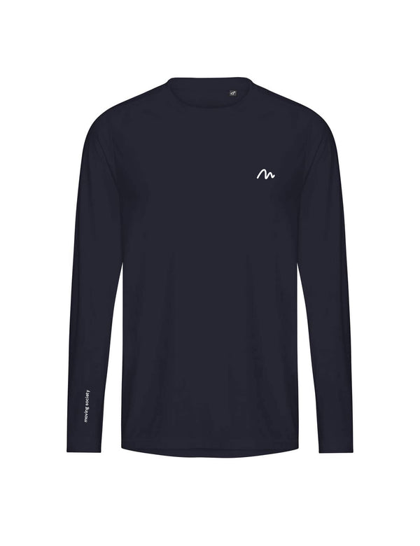 Recycled Performance Longsleeve - Navy